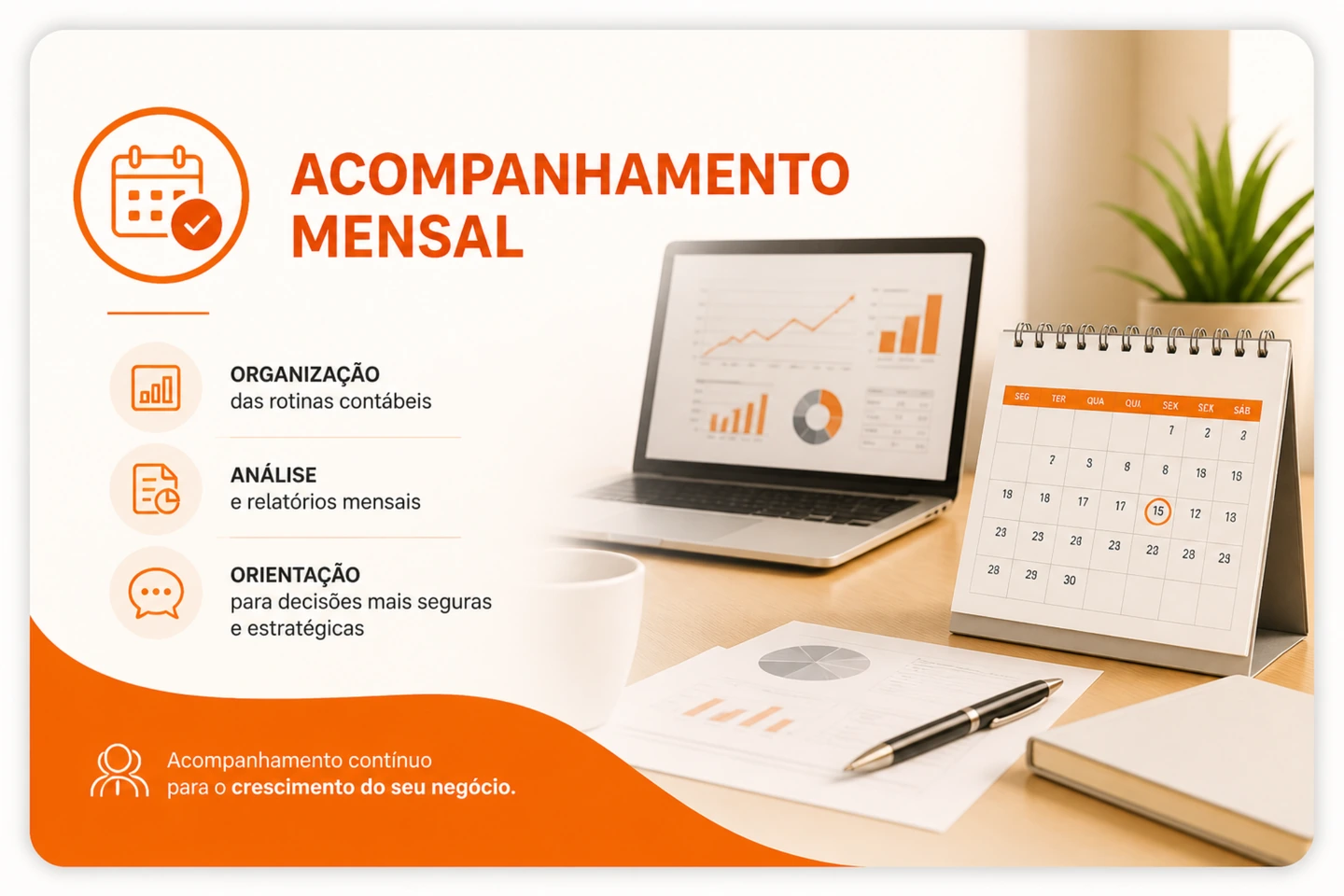Acompanhamento mensal